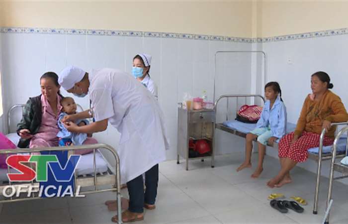 Bệnh Tay - Chân - Miệng tại huyên Cù Lao Dung tăng cao 